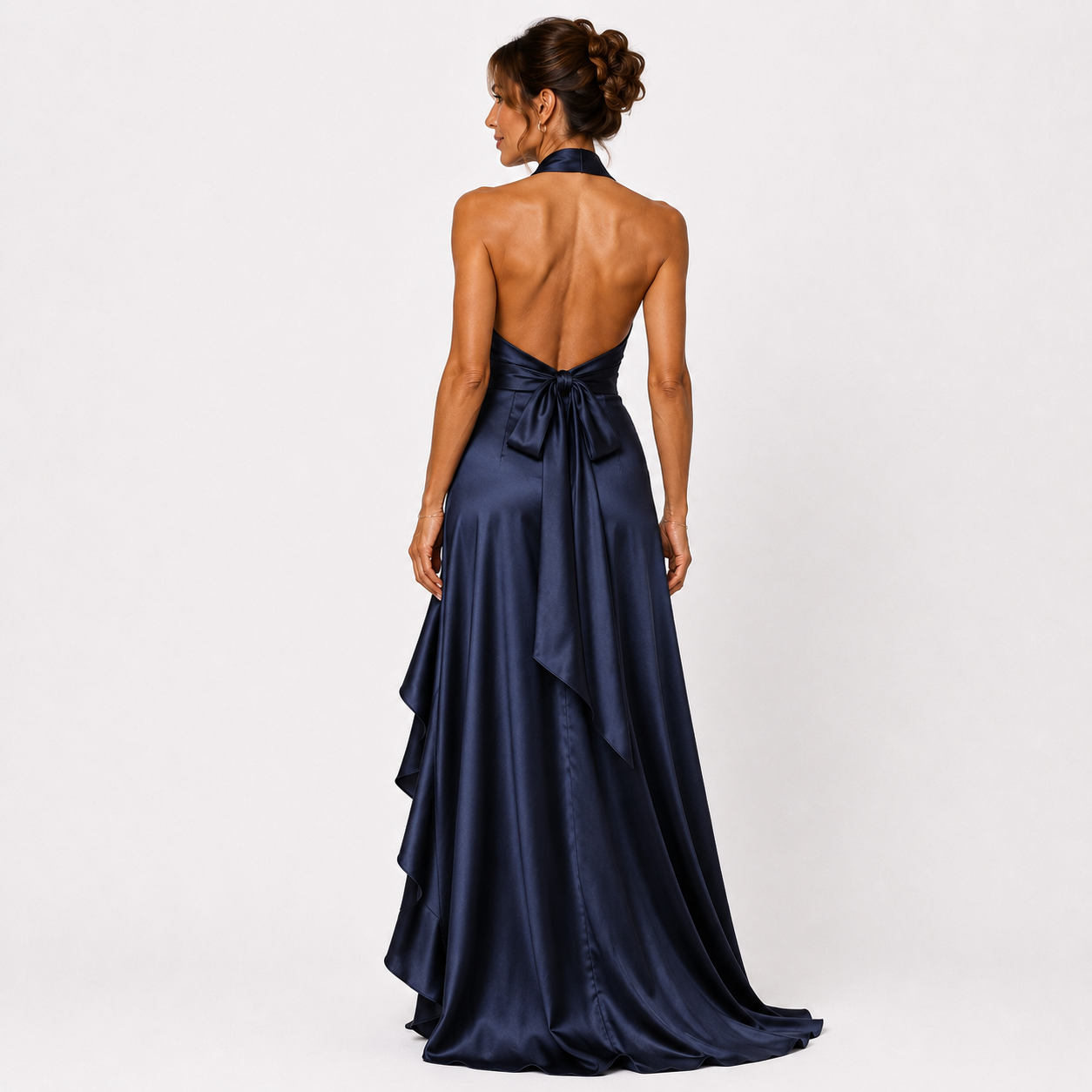Robe longue portefeuille femme