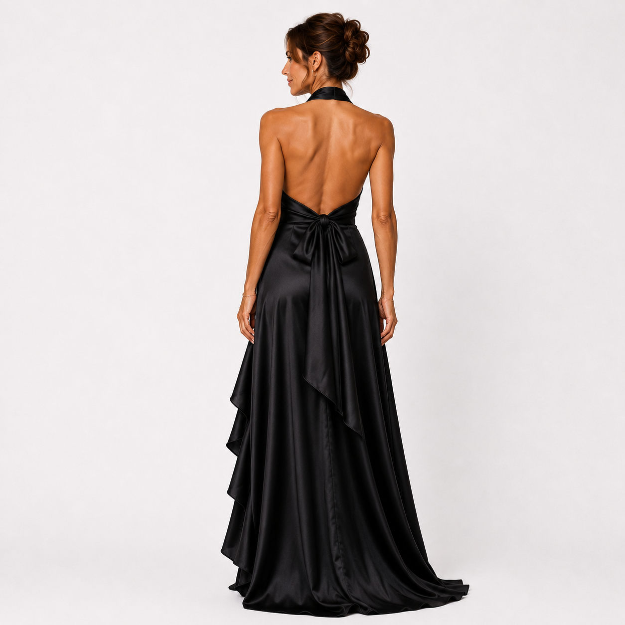 Robe longue portefeuille femme