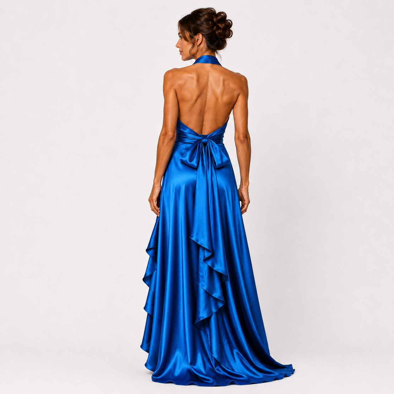 Robe longue portefeuille femme