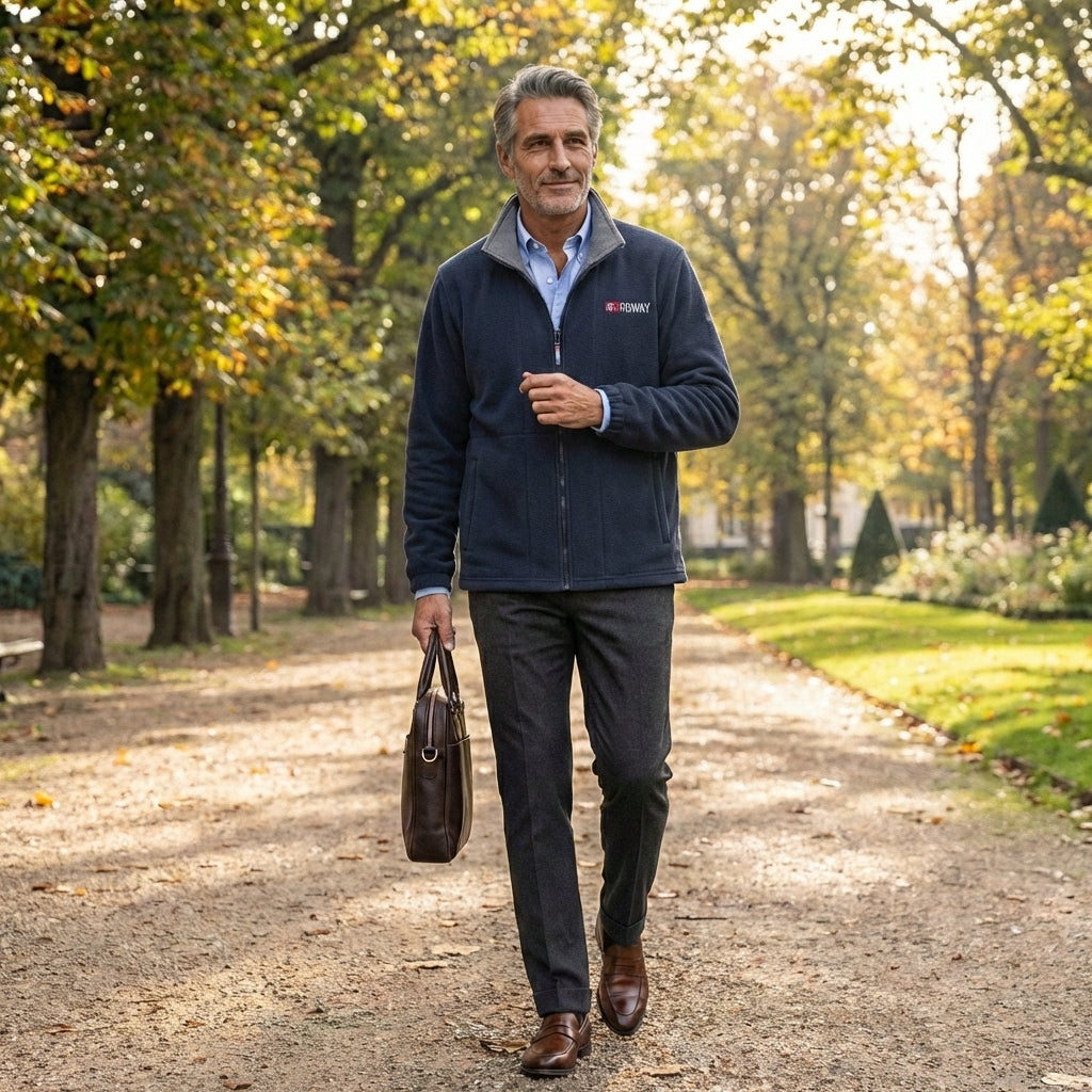 Veste polaire zippée homme
