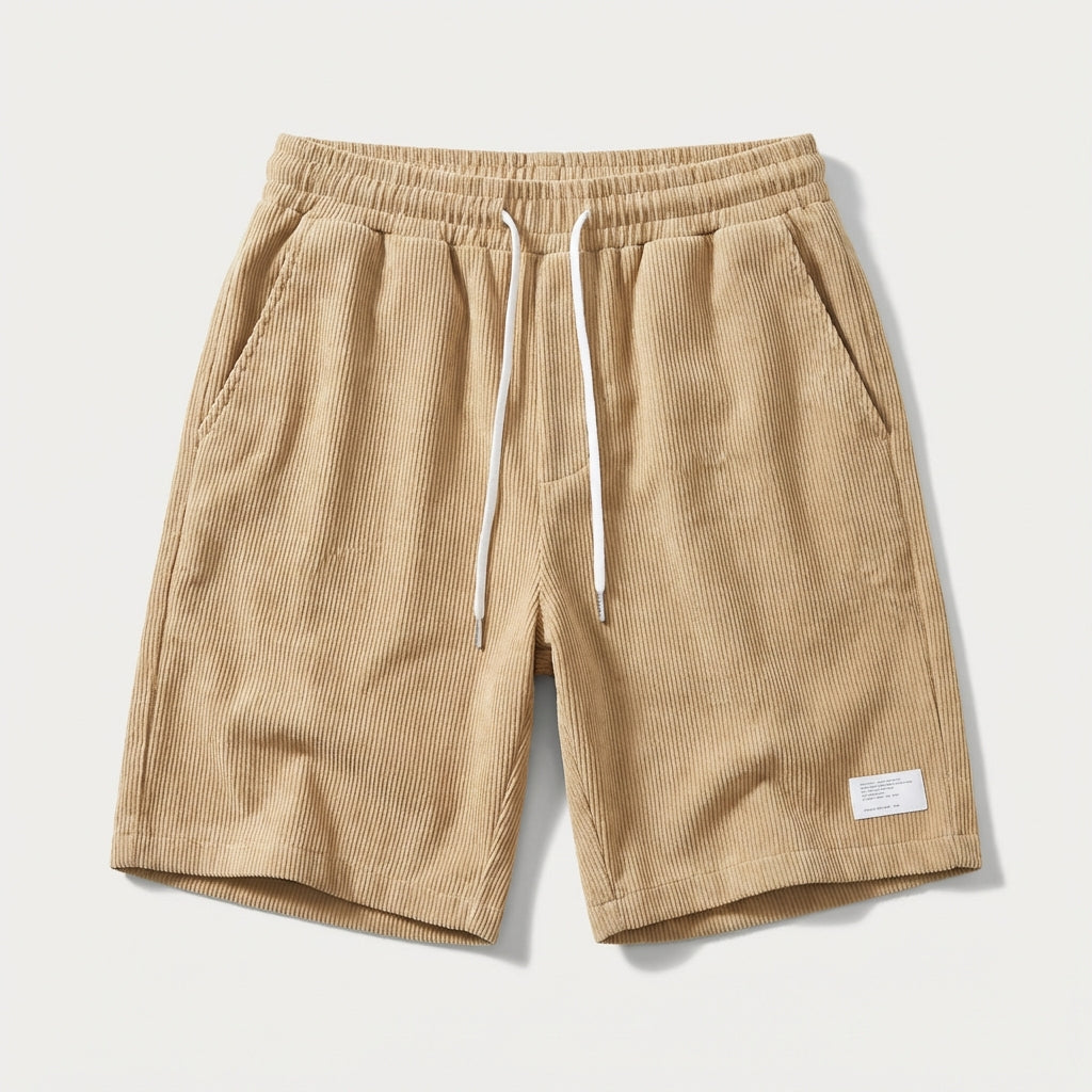 Short velours côtelé homme