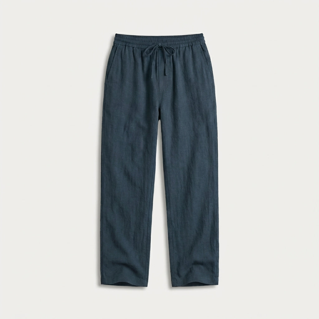 Pantalon droit à cordon homme