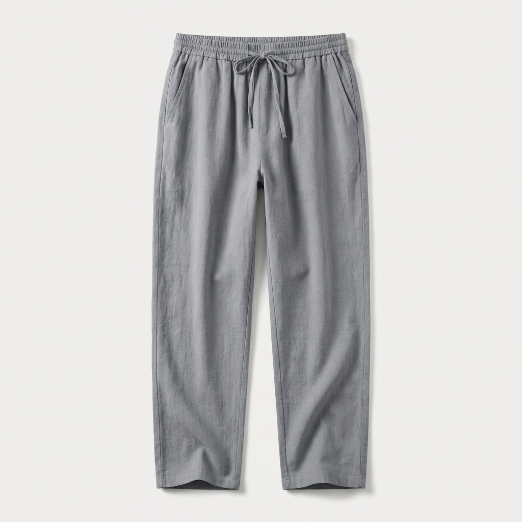 Pantalon droit à cordon homme