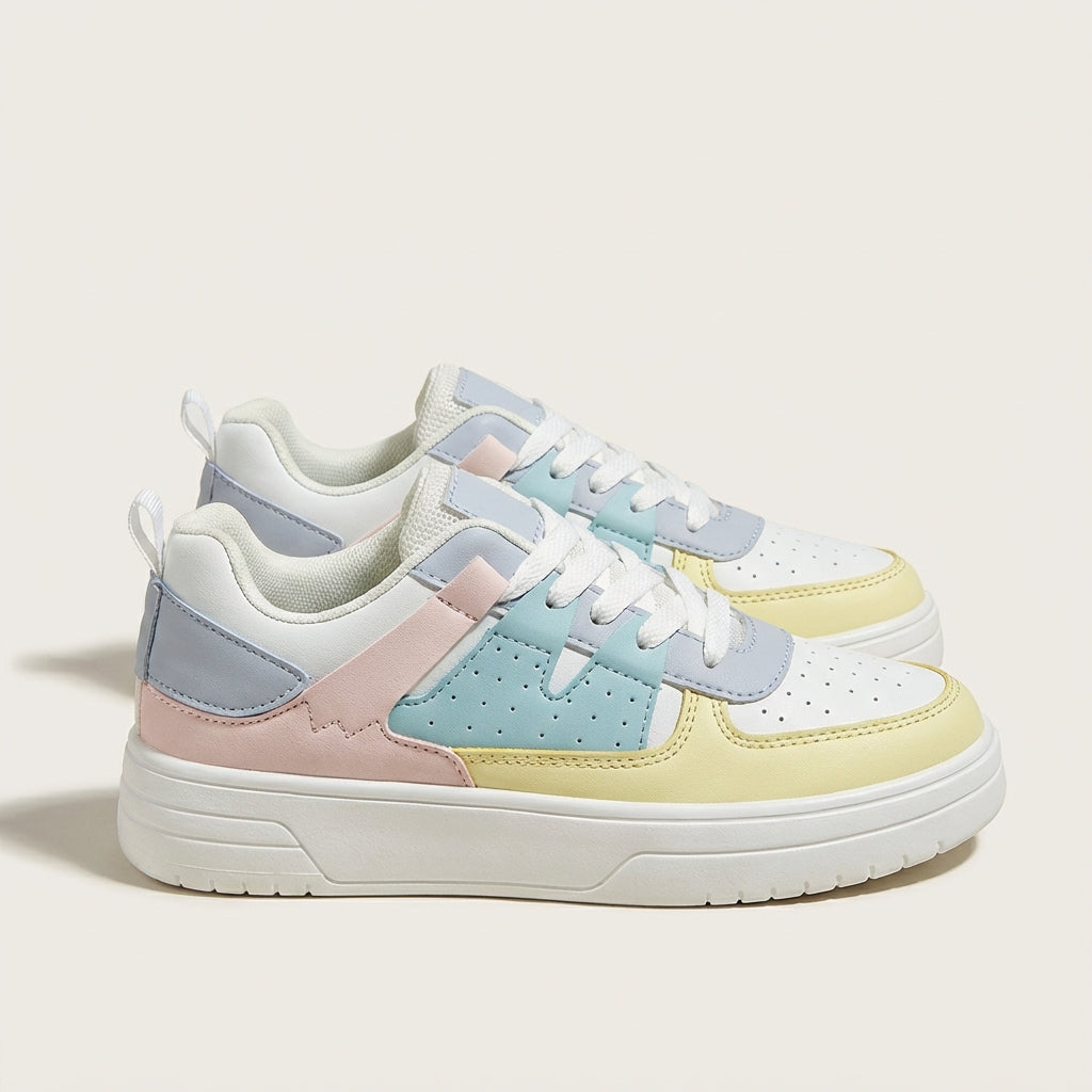 Sneakers casual tons doux femme