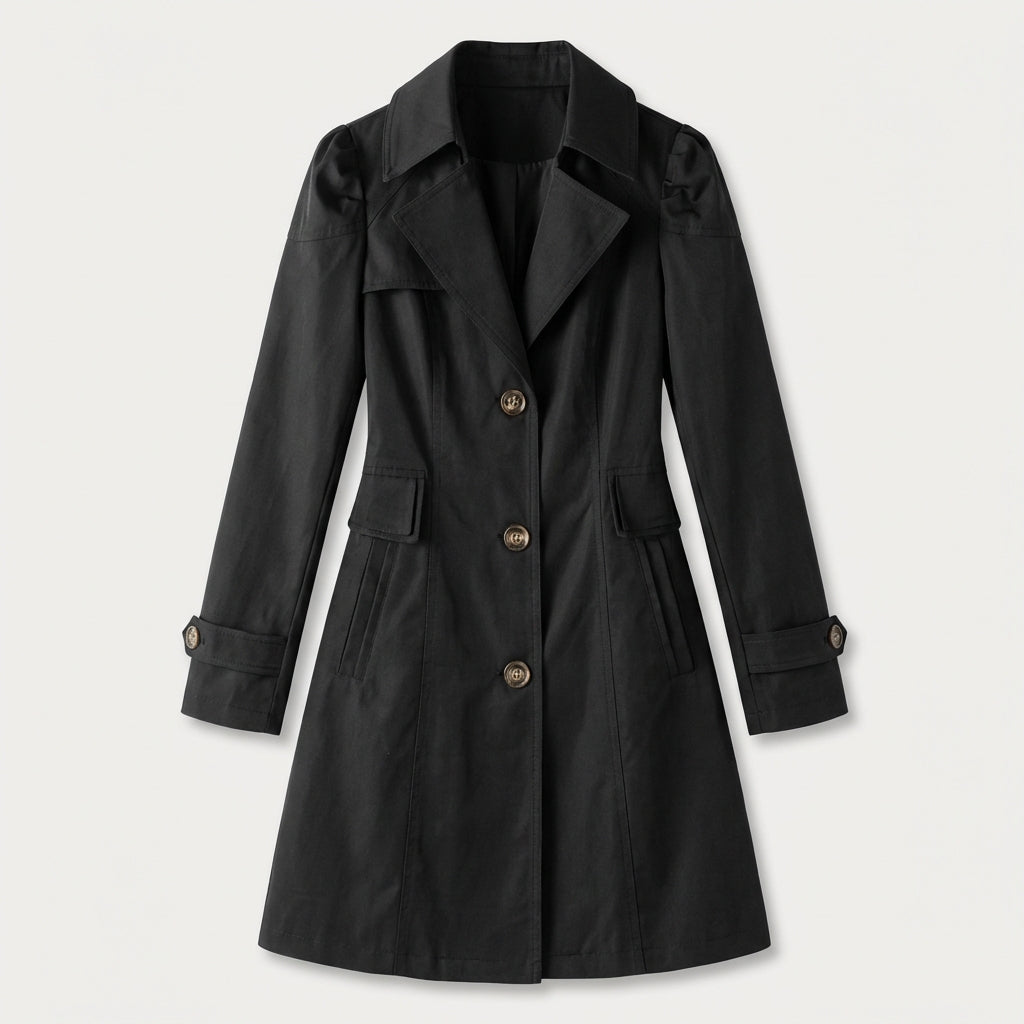 Trench ceinturé élégant femme